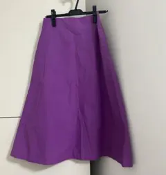 ナノユニバース　ロングスカート　パープル　Mのサムネイル