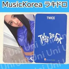 TWICE チェヨン THISISFOR Musickorea トレカ　A164