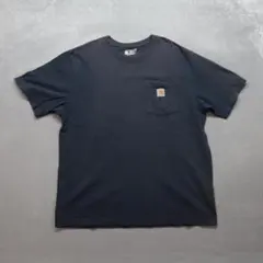 Carhartt A1231 Tシャツ XXL 紺 Loose Fitのサムネイル