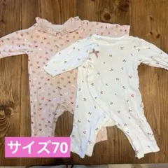 petit main☆après les coursロンパース2点 70size