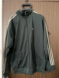 adidas ダークグリーン ジャージ ASIA S