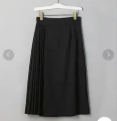 ユナイテッドアローズ　プリーツスカート　ブラック