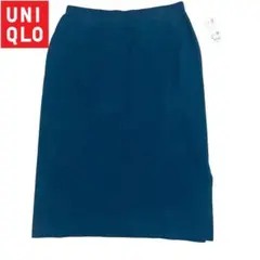 【新品】UNIQLO ユニクロ　スムース　コットンブレンドスカート　大きいサイズ