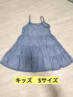 GAPkidsデニムキャミワンピース S