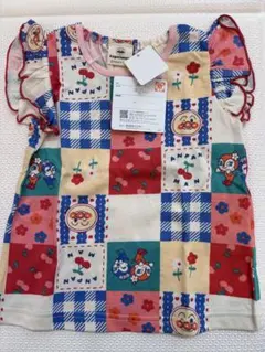 アンパンマン　コキンちゃん　ドキンちゃん　総柄　半袖　90センチ