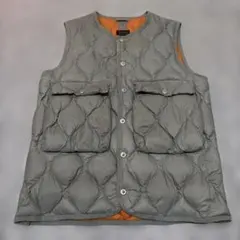 TAION ミリタリー　ダークセージグリーン　ダウンベスト インナーダウン