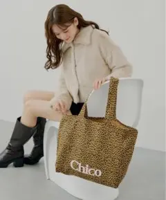 Chico ベロアショートパンツ ブラウン