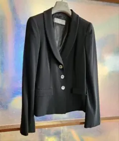 未使用 MAX MARA 黒 トリアセテートジャケット 36のサムネイル
