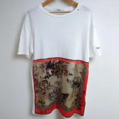 Replay スカーフ柄ドッキング半袖Tシャツのサムネイル