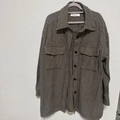 BEAUTY & YOUTH チェック柄長袖厚手シャツ