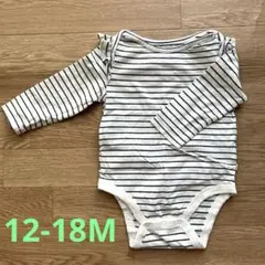 baby GAP ボーダーロンパース 12-18M