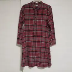 【LEPSIM】チェック シャツワンピース