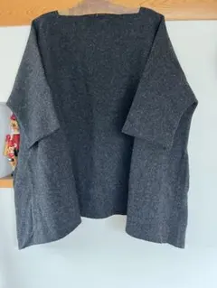 Veritecoeur ⿻ ウール ハイネック ワイド ニット プルオーバー 冬 Veritecoeur ⿻ ウール ハイネック ワイド ニット プルオーバー 冬