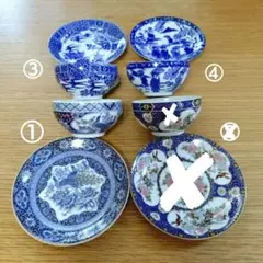 トリオ　印判染付　透かし芸者　ホクロ　明治　梅　カップアンドソーサー　イ号 2025年最新】芸者透かしの人気アイテム - メルカリ