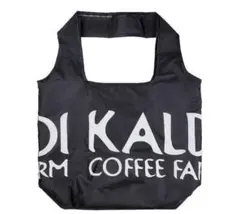 KALDI コンパクト保冷バック 黒　折りたたみ可能