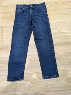 キッズ　パンツ　デニム　ZARA　ストレート　128 130