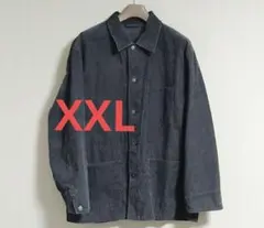 【美品】 ユニクロ　XXL コーデュロイジャケット ダークグレー