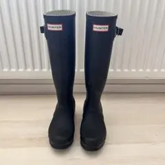 HUNTER ハンター レインロングブーツ 長靴 バックル付き