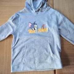 トムとジェリー パーカー 2XL グレー