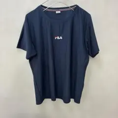 V1737 FILA 半袖トレーニングウェア ネイビーのサムネイル