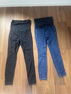 ユニクロ　ウルトラストレッチマタニティレギンスパンツ　Sサイズ　2本セット