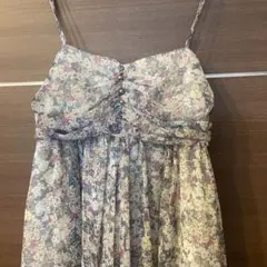 ルージュヴィフ　レディース　キャミワンピース　花柄　膝丈　フリーサイズのサムネイル