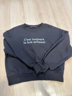 ブラック トレーナー Mサイズ