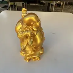 布袋様 置物 ゴールド 縁起物