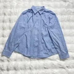 L.L.Bean ペイズリー柄 長袖シャツ M Wrinkle Resist