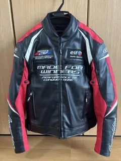 サッキーさん専用です』美品！！elf レザー バイクジャケット Lサイズ