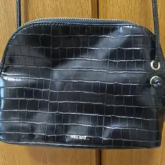 niko and ... ブラックショルダーバッグ