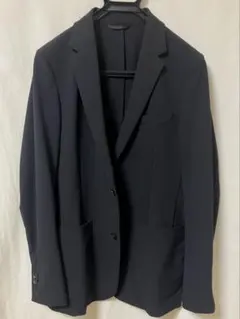 最終美品プラステPLST ストレッチスーツ　ジャケットMパンツL 黒