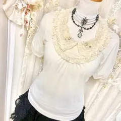 axes femme フリルポロシャツPO Y2K coquette 森ガール - メルカリ