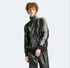 完売品　稀少サイズ　adidas レザートラックジャケット　パンツ　セットアップ