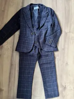 フォーマルスーツ チェック柄　入学式　キッズ