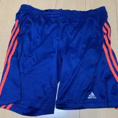 adidas ネイビー オレンジ ジャージパンツ Oサイズ