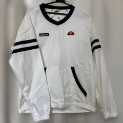 新品❣️ellesse ホワイト　ウィンドブレーカー　白　スポーツ運動仕事ジャージ