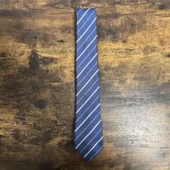 Perfect Suit FActory ネクタイ ストライプ ネイビー