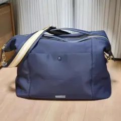 COLE HAAN ダッフルバッグ ブルー 機内持ち込み可【11月末まで出品】