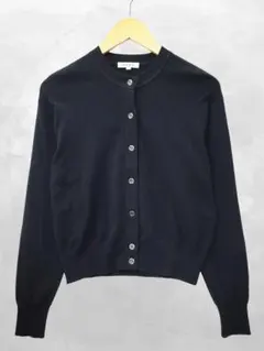 プラステ PLST UVカット レーヨンブレンド クルーネック カーディガン S
