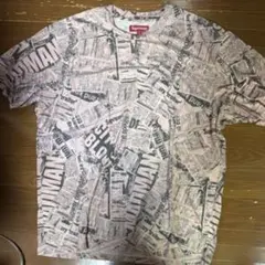Supreme Newspaper S/S Top "Pink"
