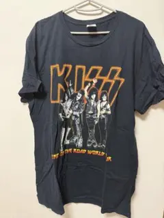 メキシコ製ALSTYLE KISS バンドTシャツ 青 キッス - メルカリ