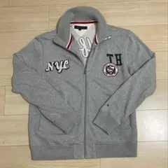 TOMMY HILFIGER トミーヒルフィガー ジップアップジャケット グレー