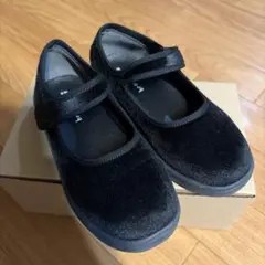 ベロアバレエシューズ　19㎝　ブランシェス