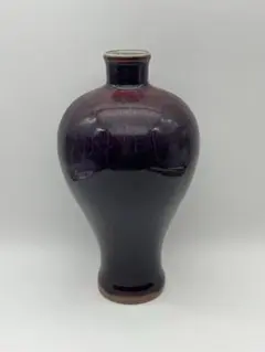 中国の古い花瓶  鈞窯 鈞窯天青釉盤 中国古玩 中国美術 唐物 擺件 宋代 古陶磁器 鈞窯 藍紫釉