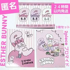エスターバニー　2pieceブロマイド×３枚 ESTHER BUNNY