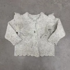 H&M ベビー フリルニットカーディガン 6-9M