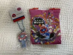 大阪万博公式ミャクミャクキーホールダー&巾着（ガチャガチャカプセル）