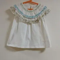 ザラ130.140☺︎襟付き花柄トップス　プチバトー、ネクスト、ファミリア好きに