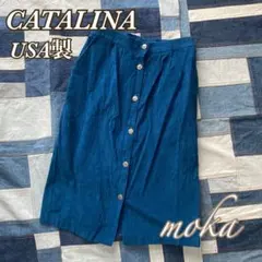 vintage CATALINA コーデュロイ ボタン付き スカート USA製